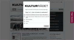 Desktop Screenshot of kulturradet.se