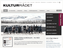 Tablet Screenshot of kulturradet.se